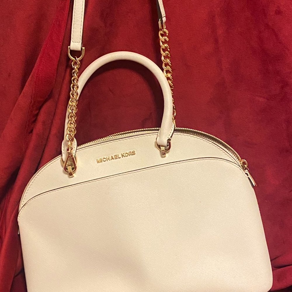 Michael Kors White Handbag